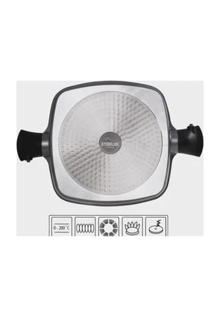 STONELINE® Eckpfanne "Imagination Plus", 28x28 Cm Gesamt: Länge 28cm, Breite 28cm 4 STONELINE® Eckpfanne "Imagination Plus", 28x28 Cm Gesamt: Länge 28cm, Breite 28cm – Bild 2