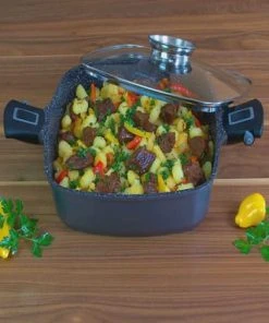 STONELINE® Eckpfanne "Imagination Plus", 28x28 Cm Gesamt: Länge 28cm, Breite 28cm 13 STONELINE® Eckpfanne "Imagination Plus", 28x28 Cm Gesamt: Länge 28cm, Breite 28cm -Kuechenutensilien Ladenverkäufe unnamed file 142