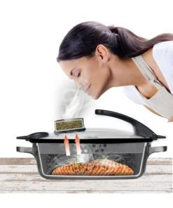 STONELINE® Pfanne, Silikonrand Gesamt: Länge 36,5cm, Breite 24,299999cm, Höhe 5cm -Kuechenutensilien Ladenverkäufe unnamed file 157