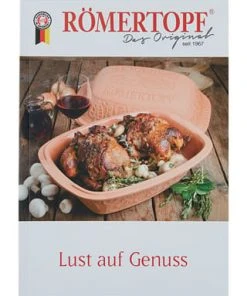 RÖMERTOPF® Dampfgar-Bräter "Modern Look" Gesamt: Länge 39cm, Breite 27cm, Höhe 19,5cm -Kuechenutensilien Ladenverkäufe unnamed file 162
