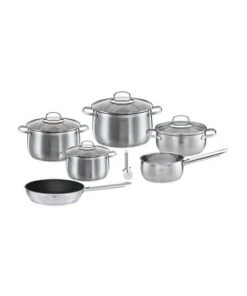 RÖSLE Topfset "Elegance Globe", 11-tlg., Edelstahl, Pizzaschneider