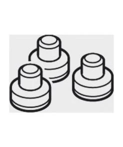 Silit Dichtkappen, Gummi, 3-teilig Gesamt: Länge 9cm, Breite 7cm, Höhe 1,8cm