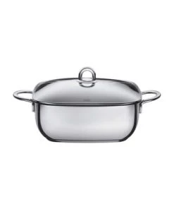 Silit Schmorkasserolle "Studio", Eckig Gesamt: Höhe 10cm, Durchmesser 29cm