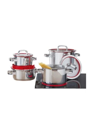 WMF Kochtopf-Set "Funktion 4", Edelstahl, 4-teilig 4 WMF Kochtopf-Set "Funktion 4", Edelstahl, 4-teilig – Bild 2