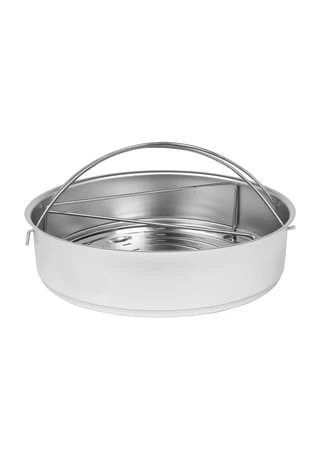 Fissler Schnellkochtopf-Zubehör Einsatz, Gelocht, Inkl. Dreibein Gesamt: Höhe 6cm, Durchmesser 26cm 3 Fissler Schnellkochtopf-Zubehör Einsatz, Gelocht, Inkl. Dreibein Gesamt: Höhe 6cm, Durchmesser 26cm