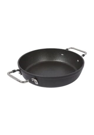 Fissler Servierpfanne, Kratzfest, 24 Cm Gesamt: Höhe 6cm, Durchmesser 24cm 3 Fissler Servierpfanne, Kratzfest, 24 Cm Gesamt: Höhe 6cm, Durchmesser 24cm