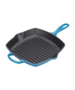 LE CREUSET® Grillpfanne "Signature Marseille", Azur, 26 Cm Gesamt: Durchmesser 26cm