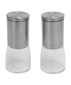 WMF Gewürzmühlen-Set "De Luxe", 2-teilig SILBER/ KLAR