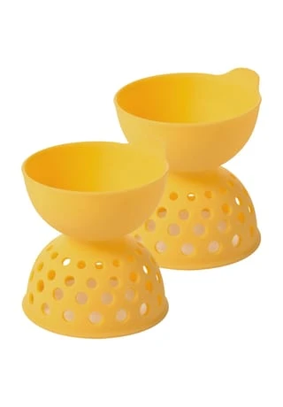 Oxo Eier-Pochierer 2er-Pack, Aus Silikon Gelb 3 Oxo Eier-Pochierer 2er-Pack, Aus Silikon Gelb