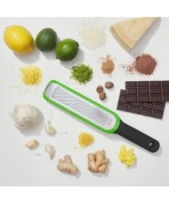 Oxo Zestenreißer, Edelstahl SCHWARZ/ GRÜN -Kuechenutensilien Ladenverkäufe unnamed file 512