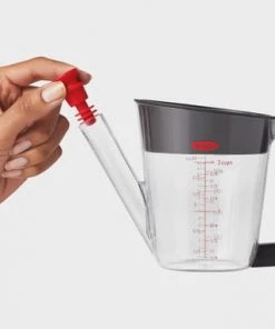 Oxo Fettabschneider "Good Grips", 0,5 L TRANSPARENT/ SCHWARZ -Kuechenutensilien Ladenverkäufe unnamed file 525