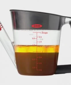 Oxo Fettabschneider "Good Grips", 0,5 L TRANSPARENT/ SCHWARZ -Kuechenutensilien Ladenverkäufe unnamed file 527