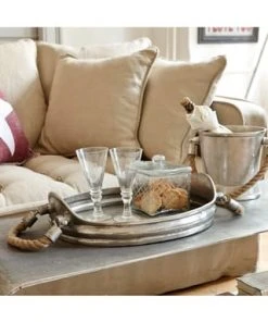 LOBERON Tablett Morgan Antiksilber Antiksilber -Kuechenutensilien Ladenverkäufe unnamed file 604