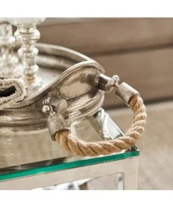 LOBERON Tablett Morgan Antiksilber Antiksilber -Kuechenutensilien Ladenverkäufe unnamed file 605