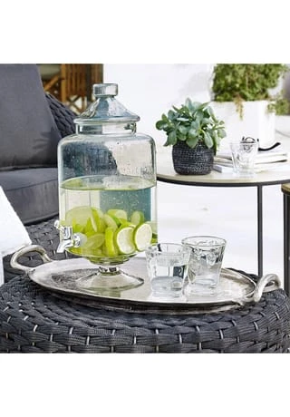 LOBERON Tablett Dionne Silber Silber 5 LOBERON Tablett Dionne Silber Silber – Bild 3