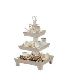 LOBERON Etagere Emee Antikweiß Antikweiß