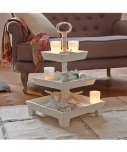 LOBERON Etagere Emee Antikweiß Antikweiß -Kuechenutensilien Ladenverkäufe unnamed file 614