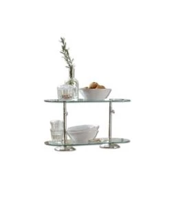 LOBERON Etagere Roussière Klar/silber Klar/ Silber