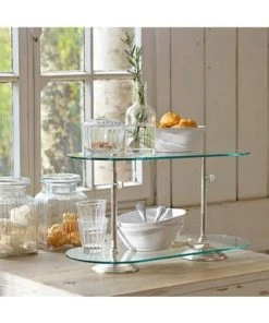 LOBERON Etagere Roussière Klar/silber Klar/ Silber -Kuechenutensilien Ladenverkäufe unnamed file 625