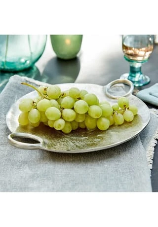 LOBERON Tablett Lacarre Antiksilber Antiksilber 4 LOBERON Tablett Lacarre Antiksilber Antiksilber – Bild 2