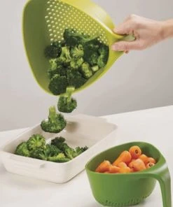 Joseph Joseph® Durchschlag Nest, 2-teilig, Grün -Kuechenutensilien Ladenverkäufe unnamed file 685