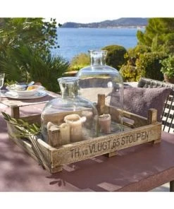 LOBERON Tablett Stolpen Braun Braun -Kuechenutensilien Ladenverkäufe unnamed file 697