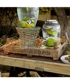 LOBERON Tablett Stolpen Braun Braun -Kuechenutensilien Ladenverkäufe unnamed file 698