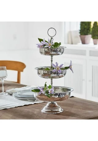 LOBERON Etagere Stephane Silber Silber 5 LOBERON Etagere Stephane Silber Silber – Bild 3