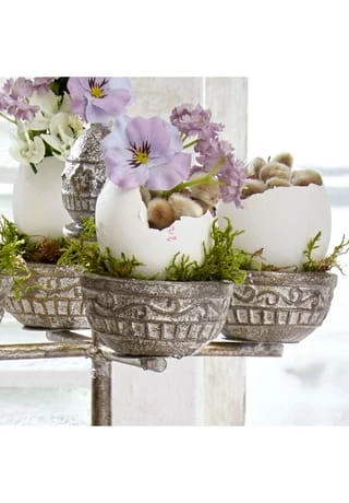 LOBERON Eieretagere Ilyes Grau Grau 6 LOBERON Eieretagere Ilyes Grau Grau – Bild 4