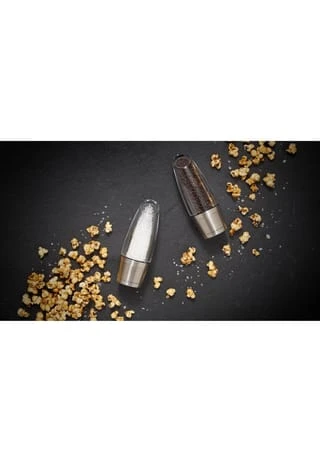 COLE & MASON Mühlen 2er-Set Milston Mit Hochwertigen Präzisionsmahlwerken Silber 5 COLE & MASON Mühlen 2er-Set Milston Mit Hochwertigen Präzisionsmahlwerken Silber – Bild 3