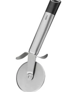 GEFU® Pizzarad "Primeline", Ergonimischer Griff, Inkl. Schutzkappe Silber