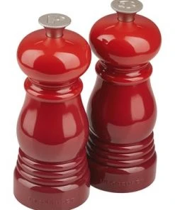 LE CREUSET® Salz- Und Pfeffermühlen-Set, Mini, 12 Cm KIRSCHROT