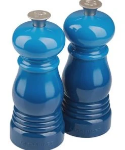LE CREUSET® Salz- Und Pfeffermühlen-Set, Keramik-Mahlwerk, 12,5 Cm Dunkelblau