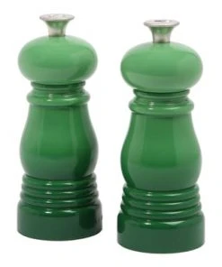 LE CREUSET® Salz- Und Pfeffermühlen Mini-Set, Keramik-Mahlwerk BAMBOO GREEN