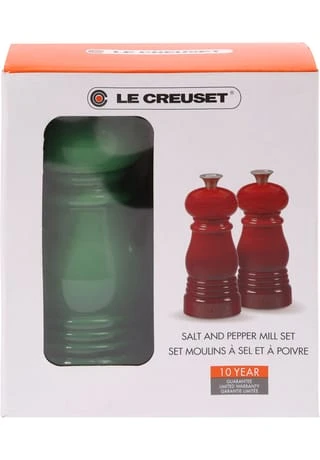 LE CREUSET® Salz- Und Pfeffermühlen Mini-Set, Keramik-Mahlwerk BAMBOO GREEN 5 LE CREUSET® Salz- Und Pfeffermühlen Mini-Set, Keramik-Mahlwerk BAMBOO GREEN – Bild 3