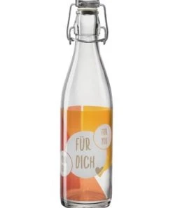 LEONARDO Likörflasche "Camminata", Glas, 0,5 L Gesamt: Höhe 27cm, Durchmesser 6,8cm