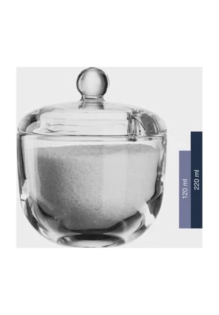 LEONARDO Zuckerdose "Delight", Klarglas Gesamt: Höhe 10,5cm, Durchmesser 9cm 5 LEONARDO Zuckerdose "Delight", Klarglas Gesamt: Höhe 10,5cm, Durchmesser 9cm – Bild 3