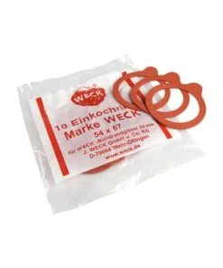 WECK Einkochringe "RR60" ,54 X 67, 10 Stück 54 X 67 Mm